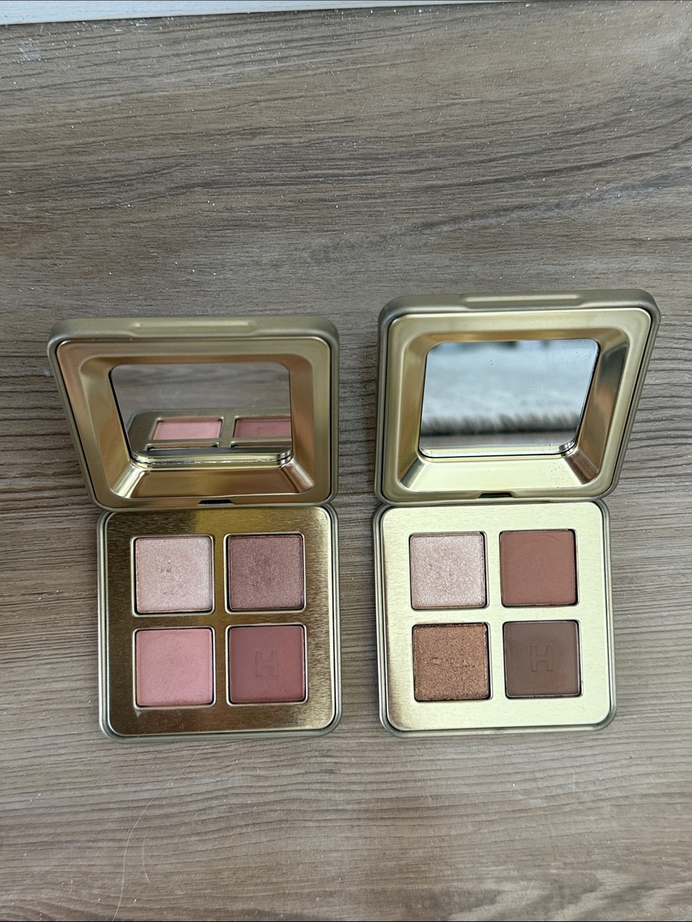 Hourglass Dual 4-Shade Eyeshadow Quads — Pink & Warm Neutral